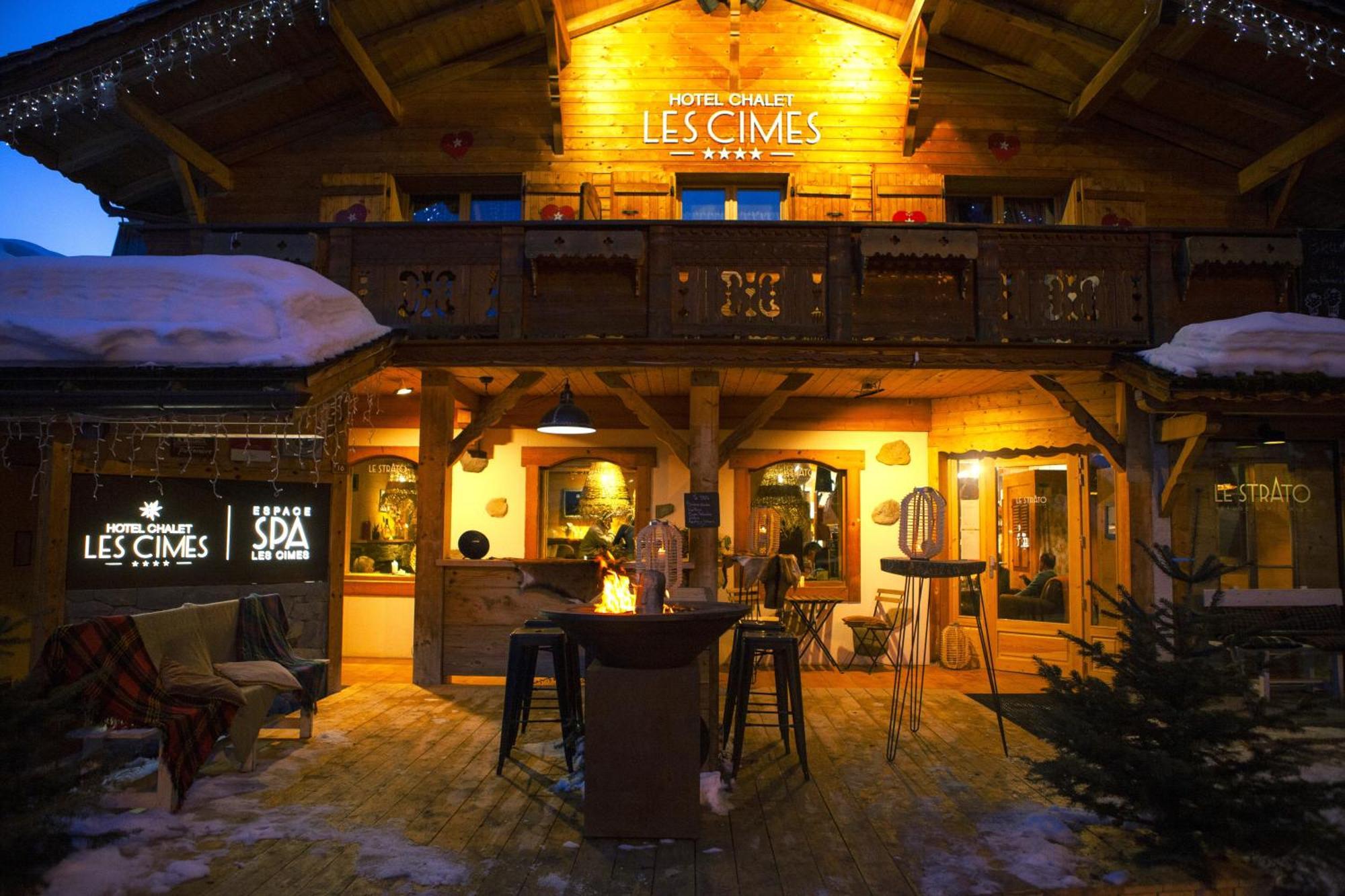 Chalet-Hotel Les Cimes رون - ألب المظهر الخارجي الصورة